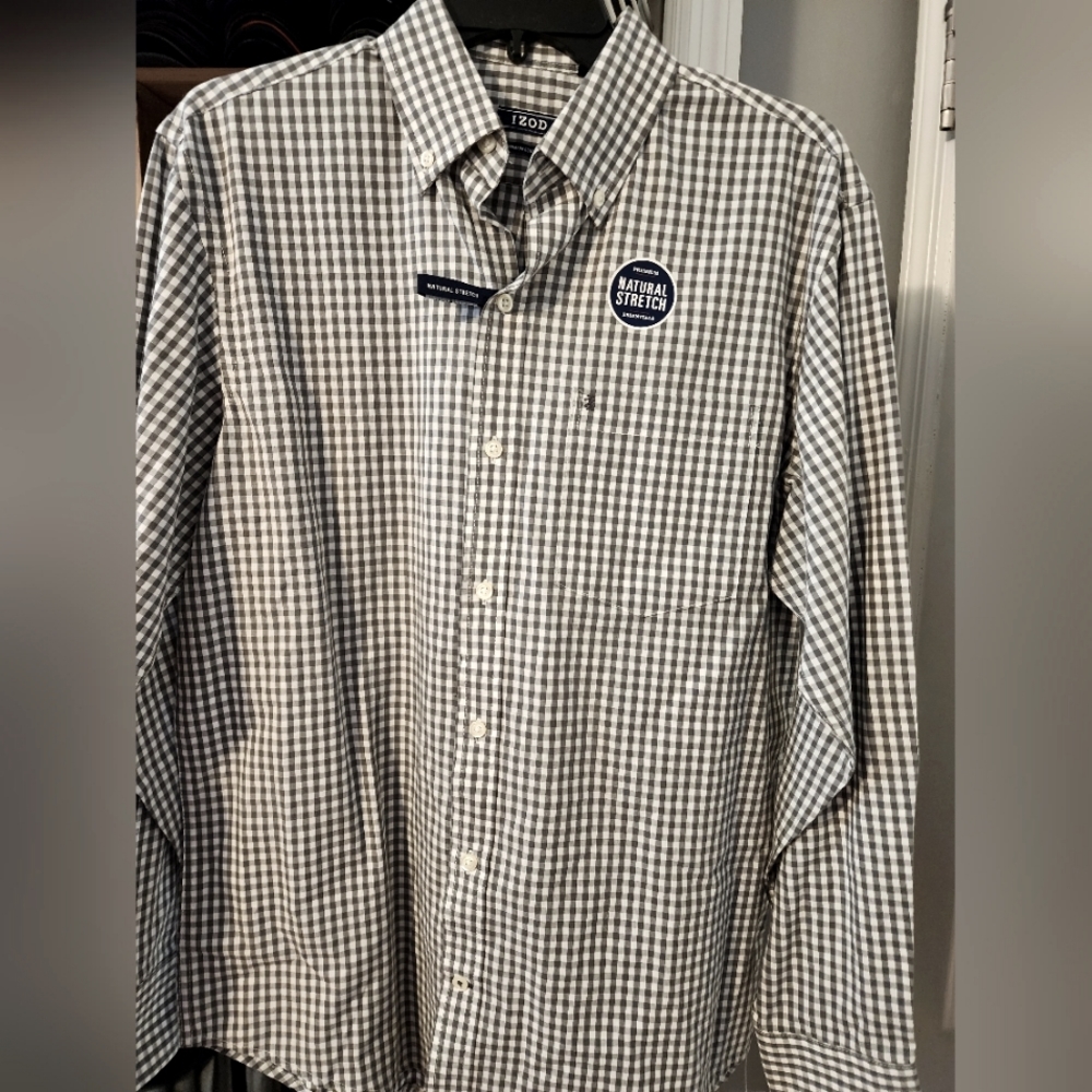 Izod button down dress shirt size small